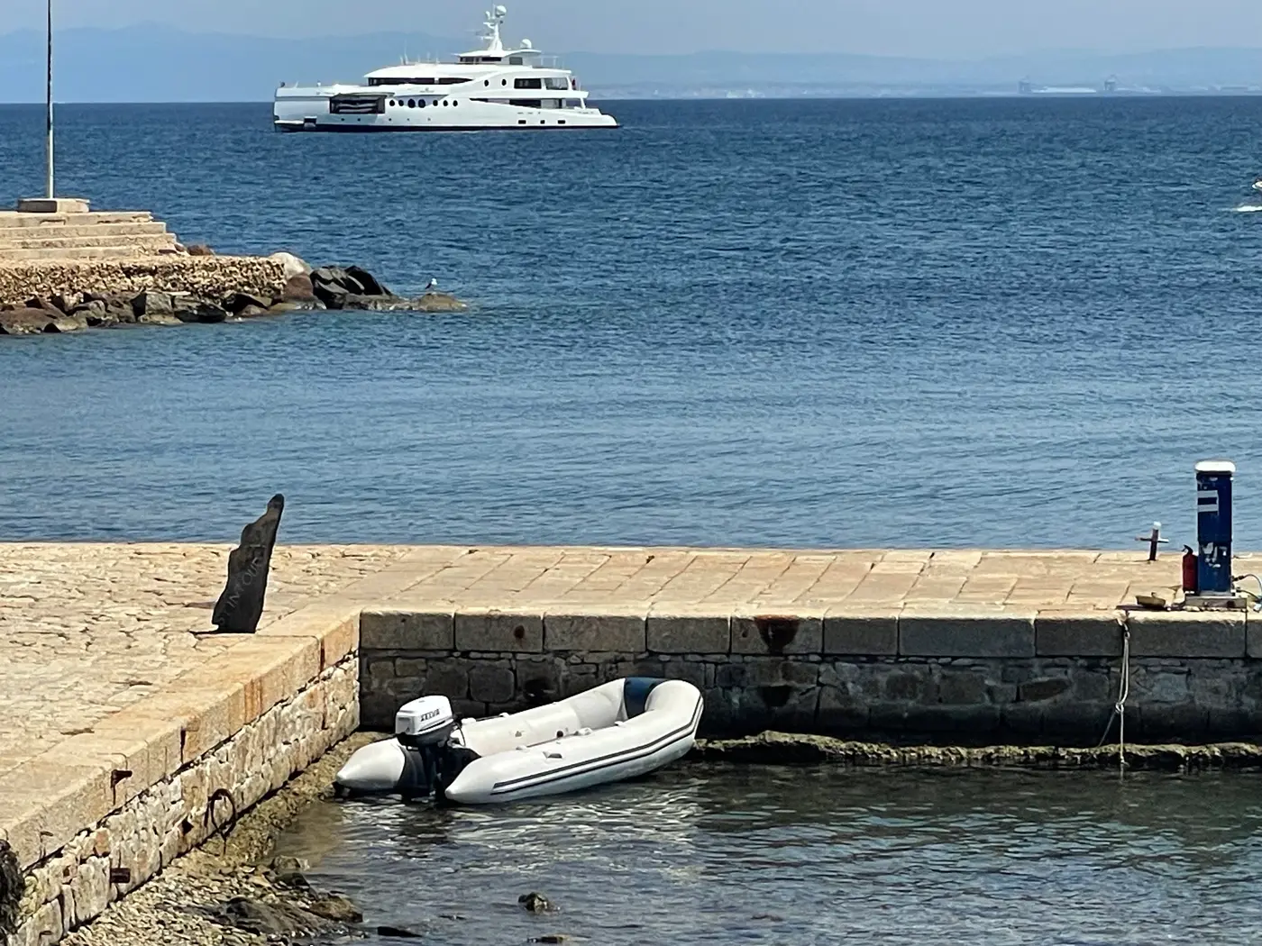 Arrivée en bateau