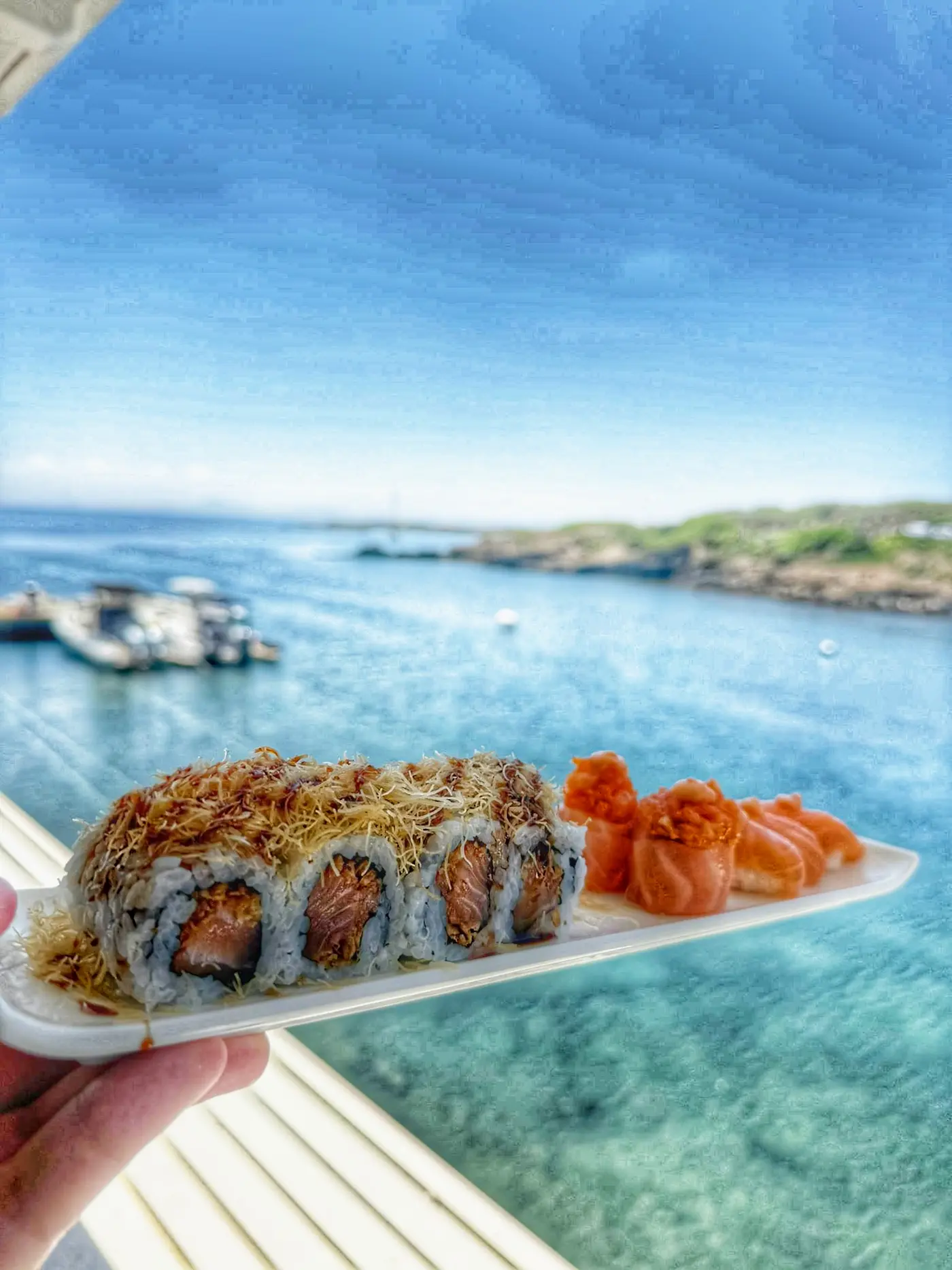 Sushi vue mer